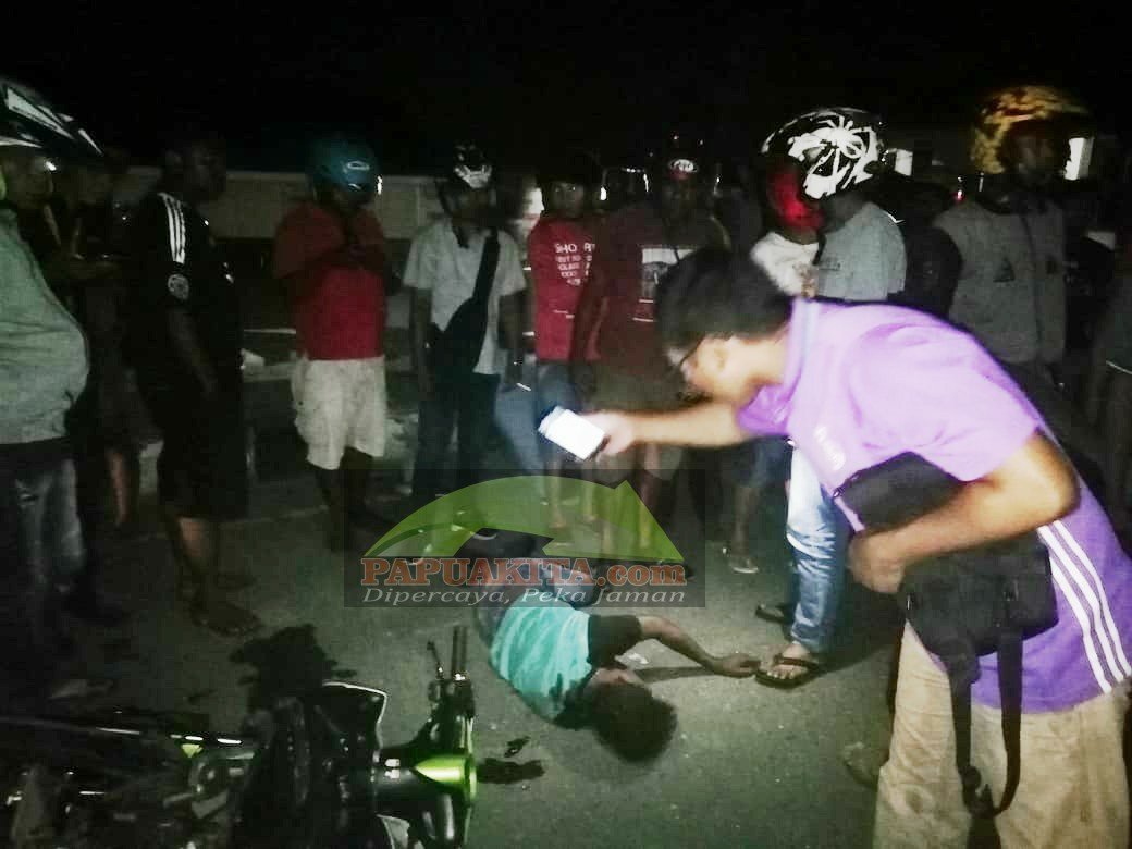 Kecelakaan di Jalan Trikora Rendani Kecelakaan Lalulintas