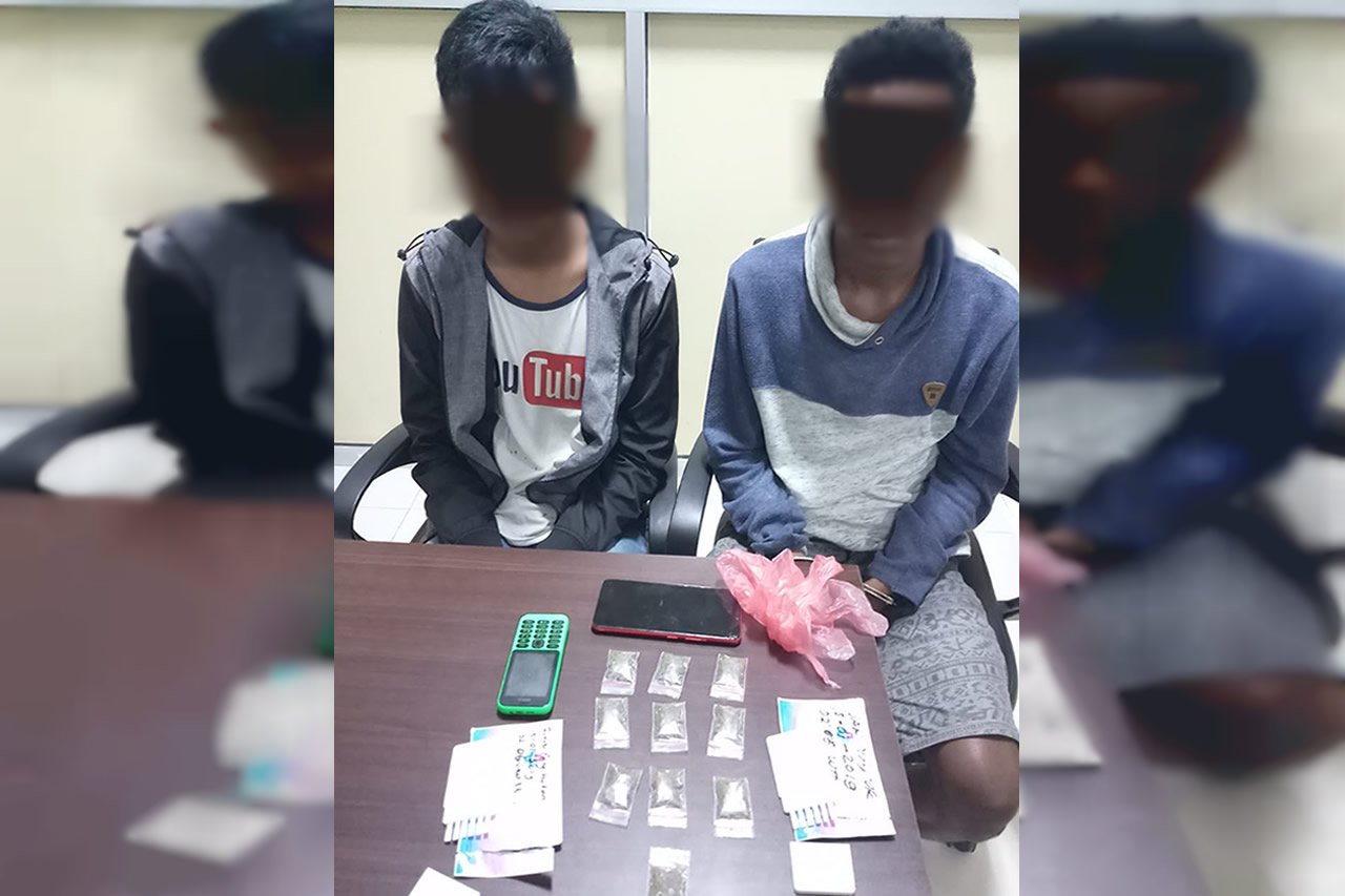 Pemuda Pengedar Ganja Diamankan Polda PB-blur Transaksi Ganja di Manokwari
