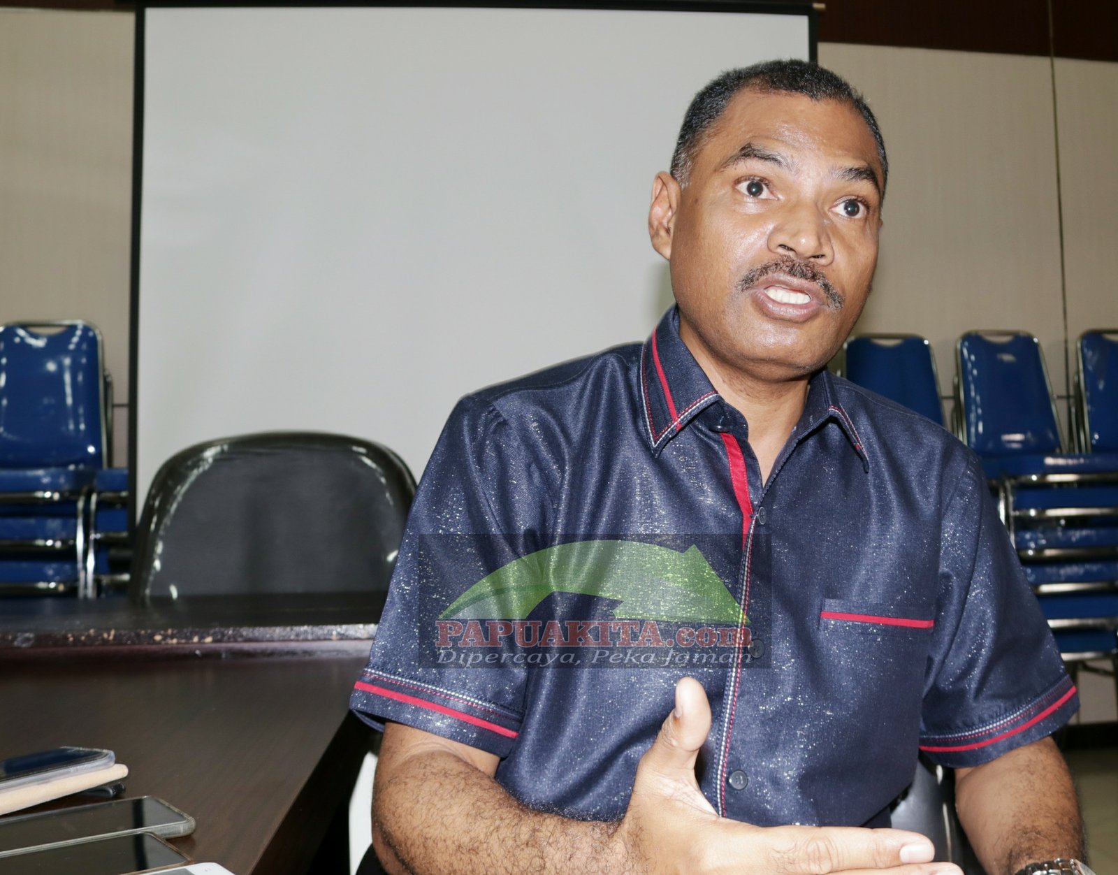 Ketua Fraksi Demokrat DPR Papua Barat Matheos E Selano