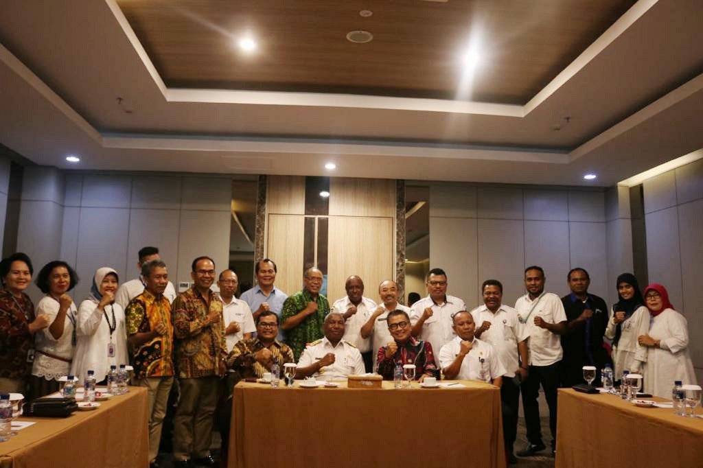 Penandatanganan MoU antara Pemprov PB dan TVRI Pusat Kerja sama Pemprov PB dan TVRI