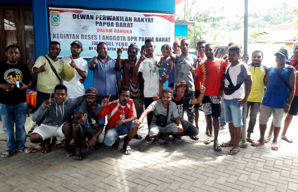 Reses anggota DPRPB Imanuel Yenu di Kab. Manokwari Legislator DPRPB