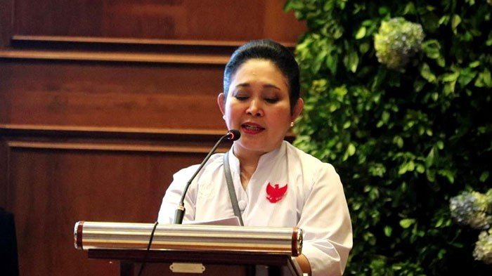 Ketua Dewan Pertimbangan Partai Berkarya Siti Hediati Hariyadi atau Titiek Soeharto Titiek Soeharto