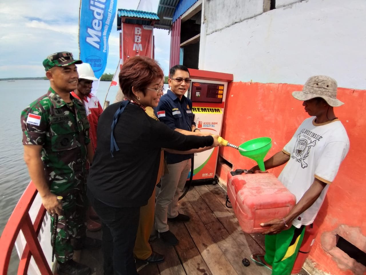 Persemian SPBU Kompak BBM Satu Harga di Kabupaten Kepualauan Aru Aru Utara
