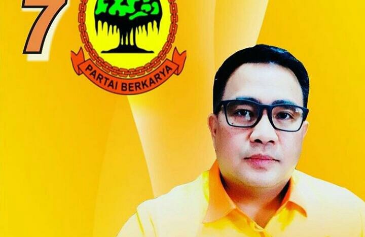 Hence Carlos Kaparang, calon legislatif Partai Berkarya daerah pemilihan (dapil) DKI Jakarta I