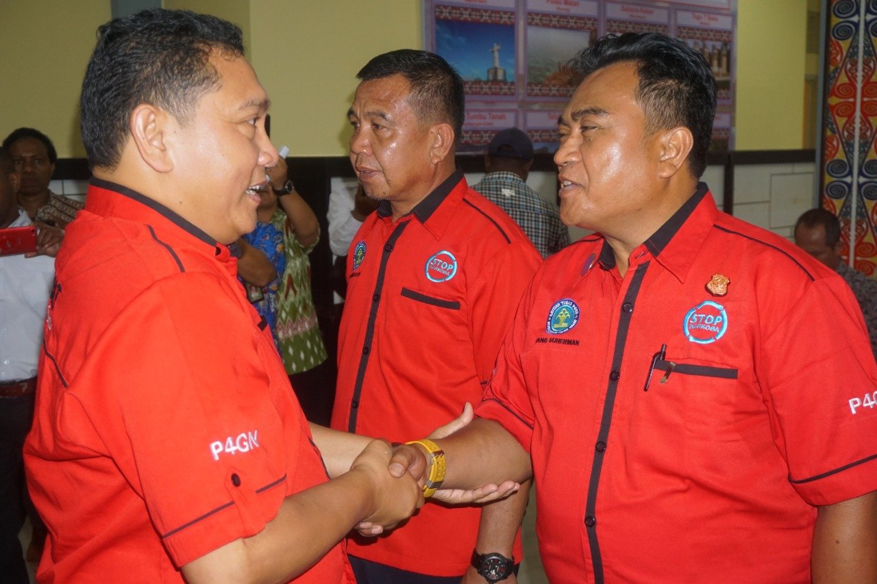 Pengukuhan Satgas P4GN di Lingkup Kanwil Kemenkumham Provinsi Papua Barat Satgas P4GN