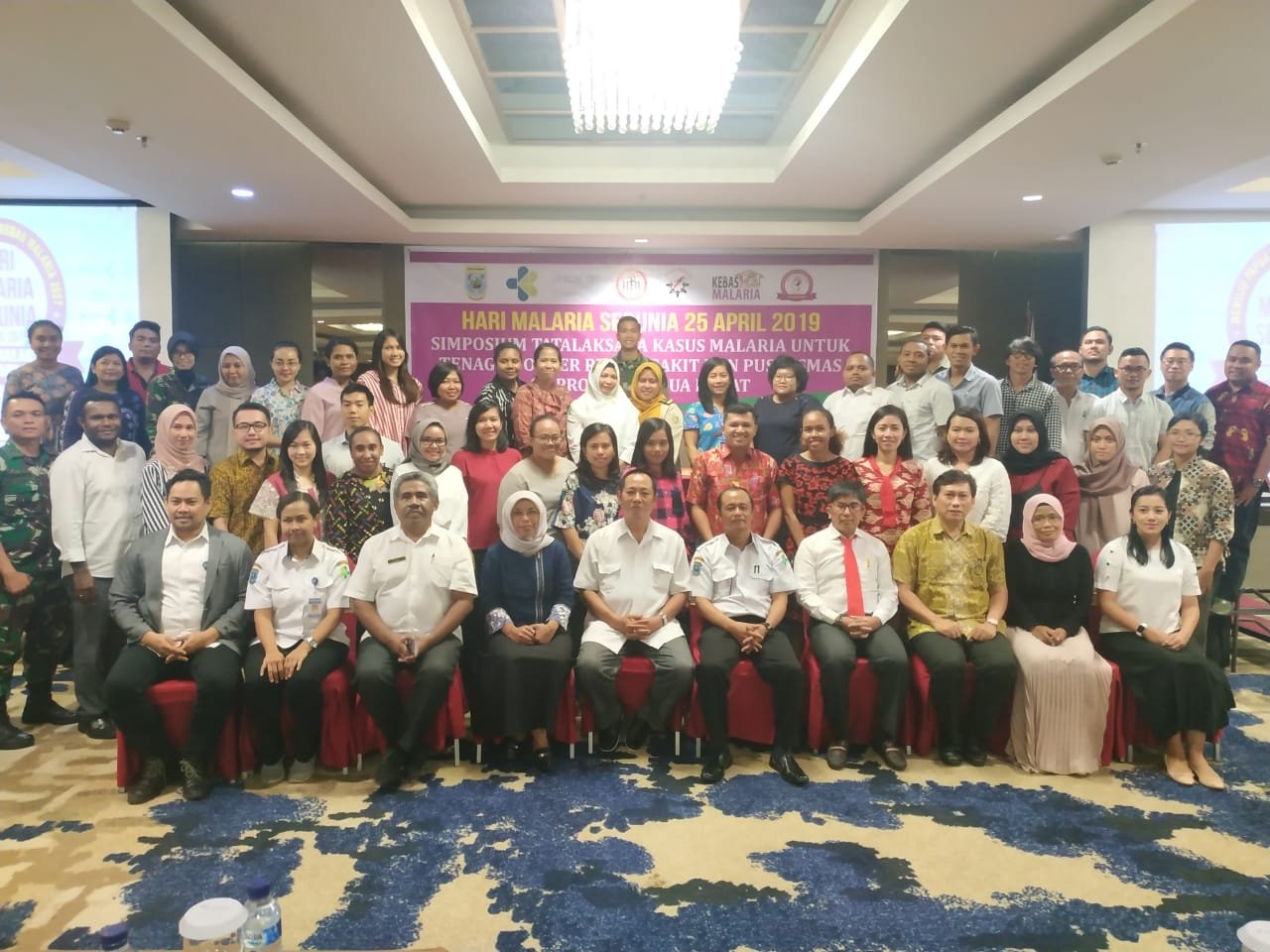 Peringatan Hari Malaria Sedunia, 25 April 2019, yang dirangkai dengan Simposium TataLaksana Kasus Malaria untuk Tenaga Dokter Rumah Sakit Dan Puskesmas se-Provinsi Papua Barat. Malaria Papua Barat
