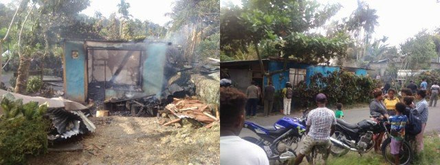 Rumah KA (18) tersangka penikaman mahasiswa Polbangtan Manokwari Mahasiswa Polbangtan Manokwari