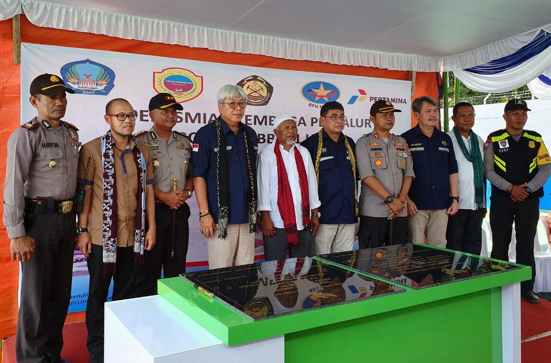 Peresmian SPBU Kompak di Maluku Utara BBM Maluku Utara