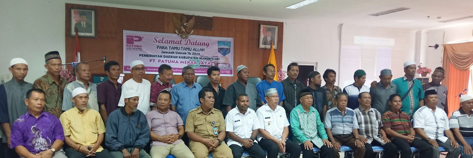 Pelepasan jamaah umroh oleh Wakil Bupati Edi Budoyo