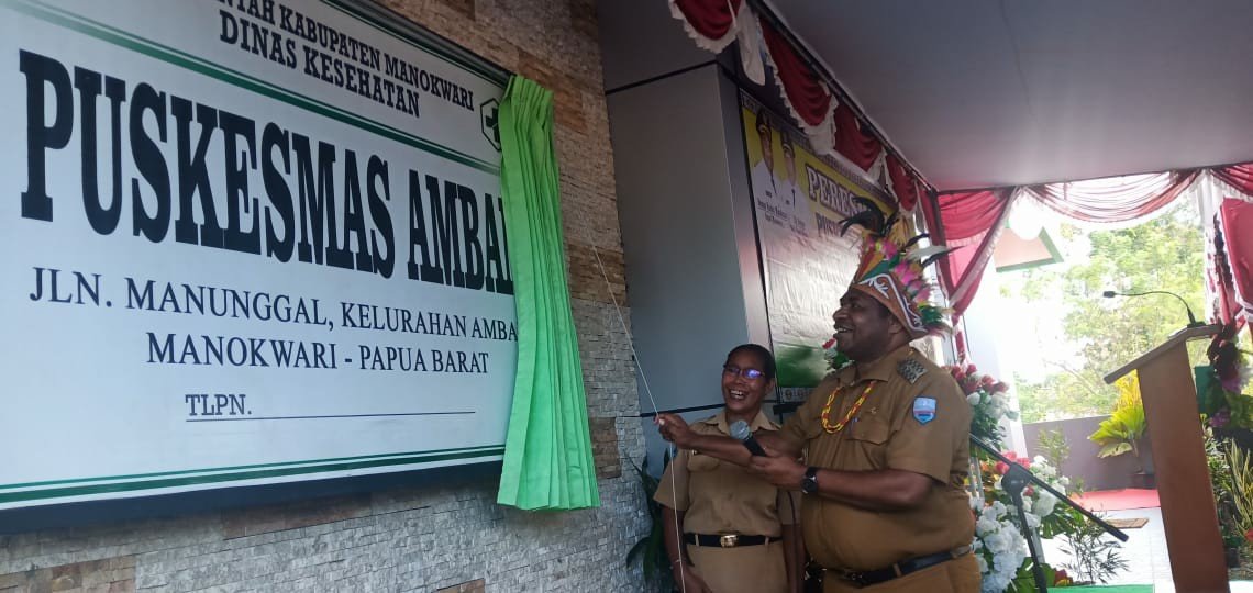 Peresmian Puskesmas Amban