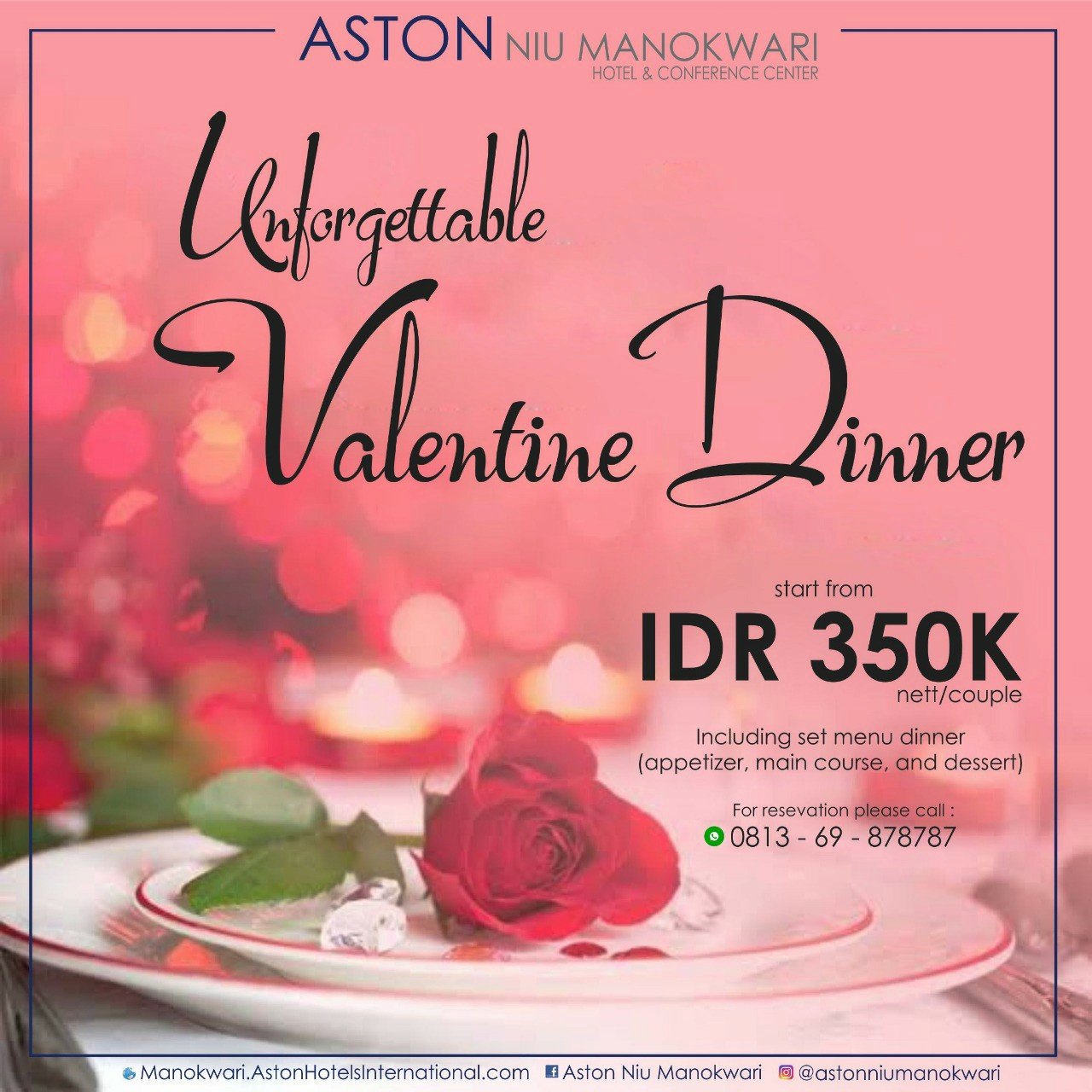 Promo Valentine Day di Aston Niu Hotel Manokwari