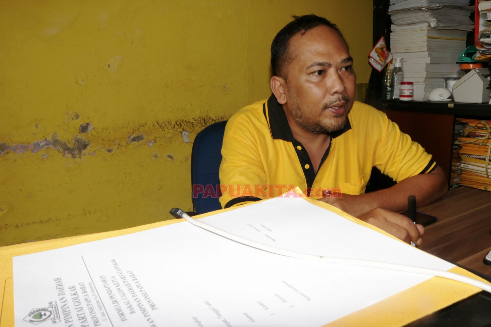 Sekretaris steering committee Musda Partai Golkar Papua Barat Tahun 2020, Agus Salim Supu.