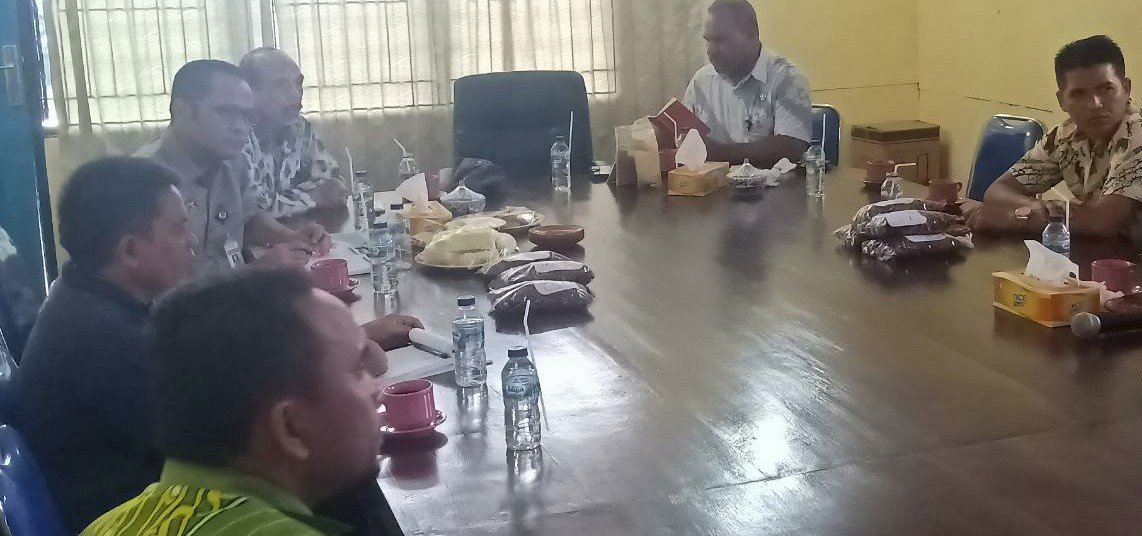 Koordinasi Dinas Tanaman Pangan Holtikultura dan Perkebunan Provinsi Papua dengan Dinas Tanaman Pangan Holtikultura dan Perkebunan Kabupaten Manokwari Selatan terkait pencanangan tanaman kakao