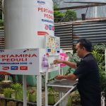 Tando air bantuan PT Pertamina MOR VIII. Pertamina menambah jumlah bantuan tandon air di Jayapura, Papua
