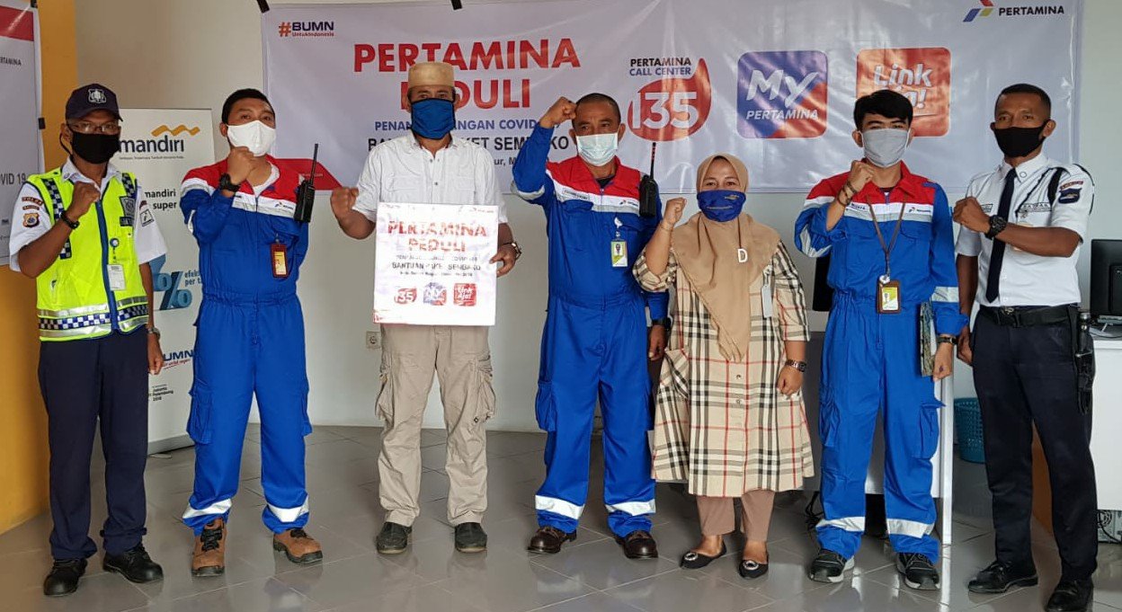 Pertamina Peduli dan Sinergi BUMN Salurkan Bantuan Tanggap Covid-19 di Provinsi Maluku