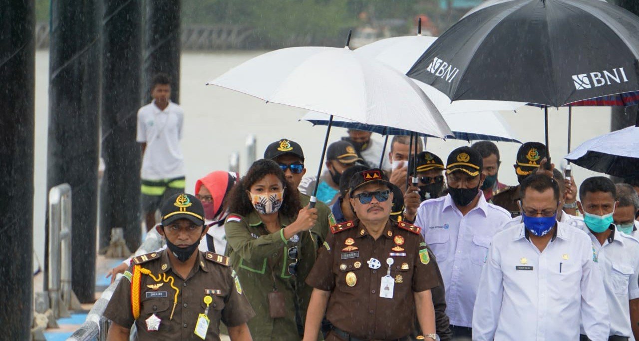 Kunjungan Kepala Kejaksaan Tinggi Papua Barat Yusuf, S.H, M.H di Kabupaten Raja Ampat