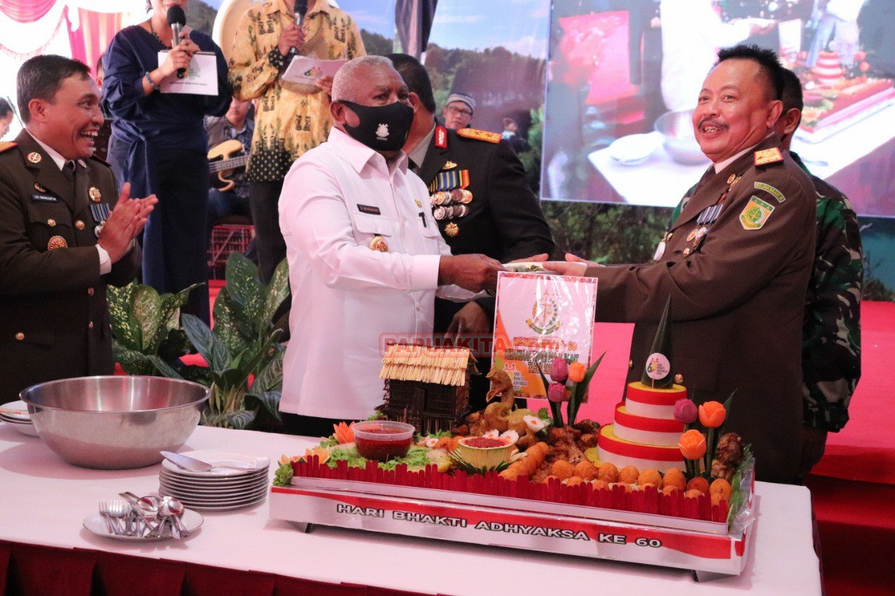 Resepsi Hari Bakti Adhyaksa ke 60 di lingkungan Kejaksaan Tinggi Papua Barat