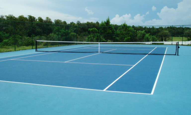 Ilustrasi lapangan tenis