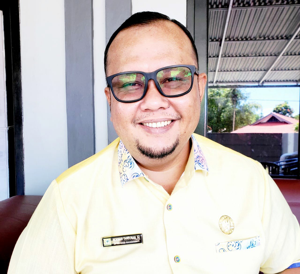Wakil Ketua DPRD Kabupaten Manokwari Norman Tambunan. Politikus Golkar ini mengingatkan seleksi CPNS formasi 2019-2020 harus prioritaskan Honorer