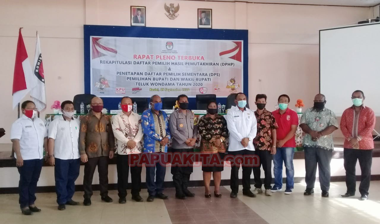 Rapat Pleno Terbuka KPU Kabupaten Teluk Wondama