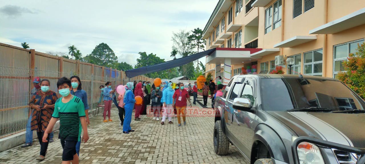 Rusunawa milik Pemkab Manokwari di Kompleks Reremi Puncak dijadikan sebagai Faskar terpusat pasien Covid-19. Daya tampung faskar tak lagi memungkinan menerima pasien baru