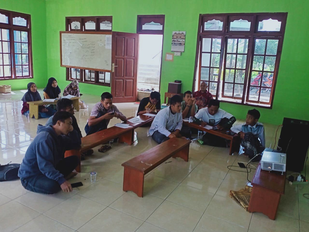 Peserta pelatihan jurnalistik dasar. Kegiatan digelar oleh DPW LDII Papua Barat