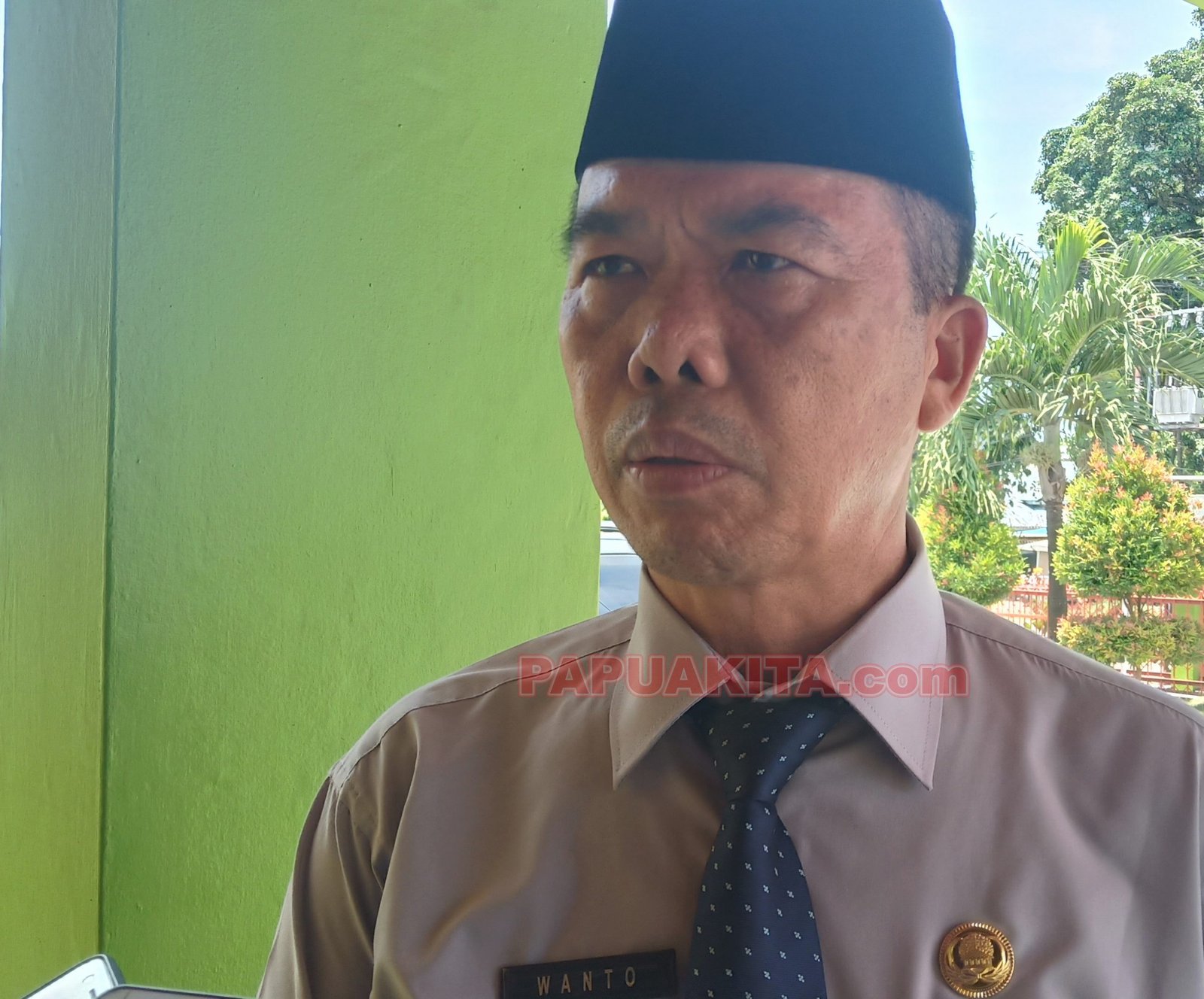 Koordinator Sekretaris Satuan Tugas Percepatan Pencegahan dan Penanganan Covid-19 Kabupaten Manokwari, Wanto.