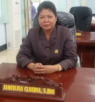 Wakil Ketua DPRD Kabupaten Kaimana Jaquilina Claudia