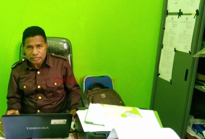 Kepala Cabang Dinas Kehutanan Wilayah VIII Maybrat Marthinus Wafom