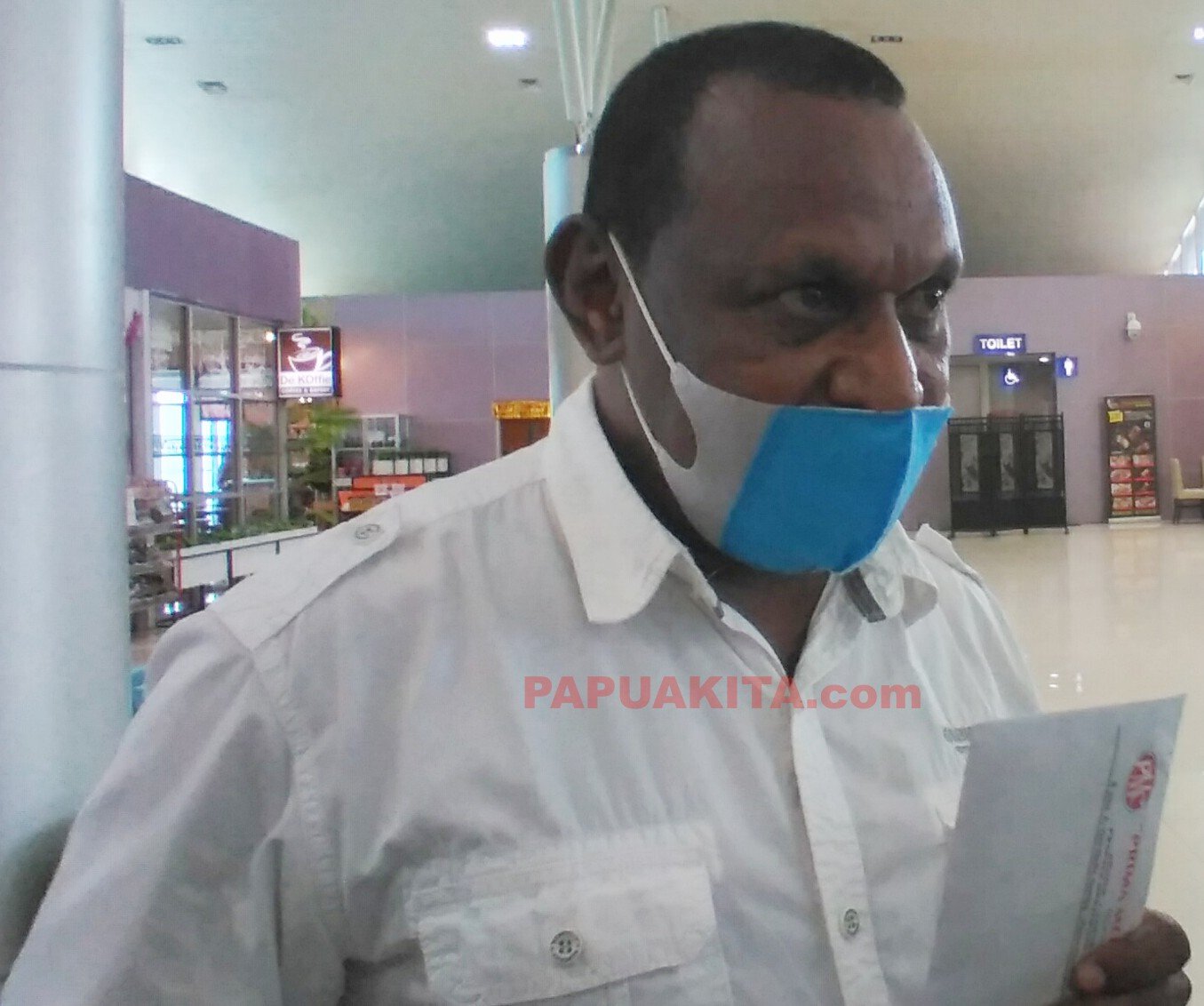Sekretaris DPD Partai Demokrat Papua Barat Jongky R Fonataba
