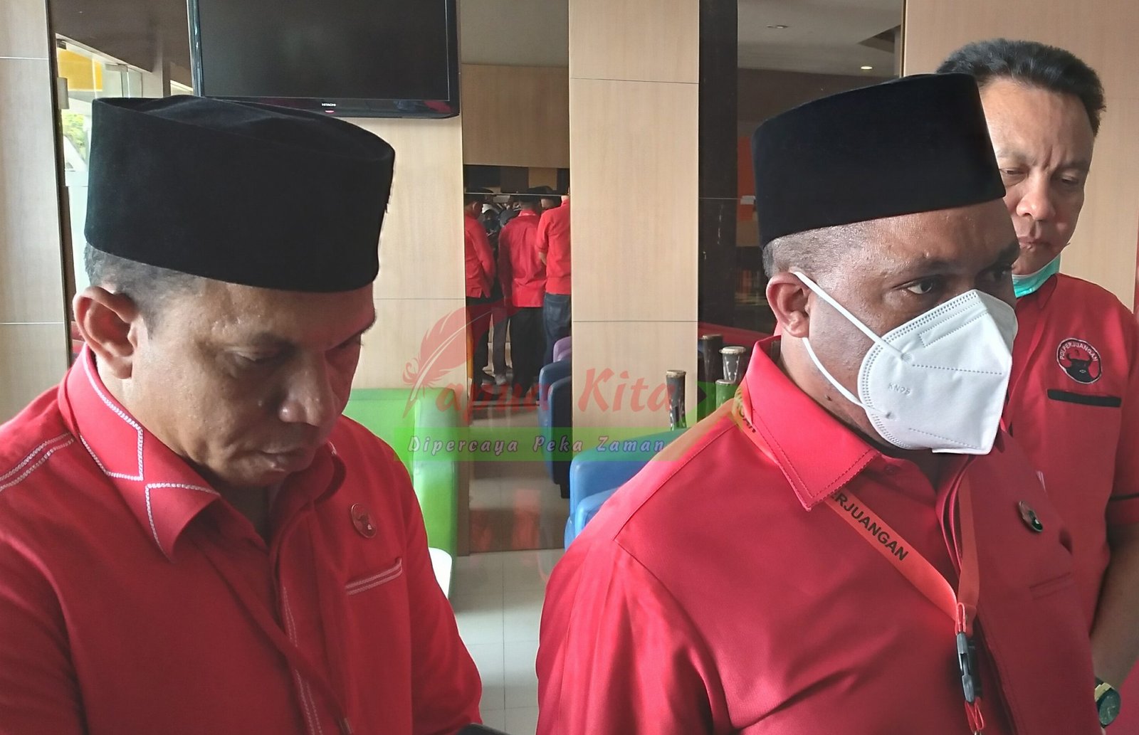 Kader PDIP, Hermus Indou yang kini menjabat sebagai Bupati Manokwari.