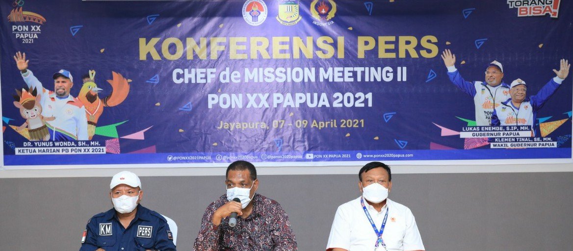 Konfrensi Pers PB PON XX Papua