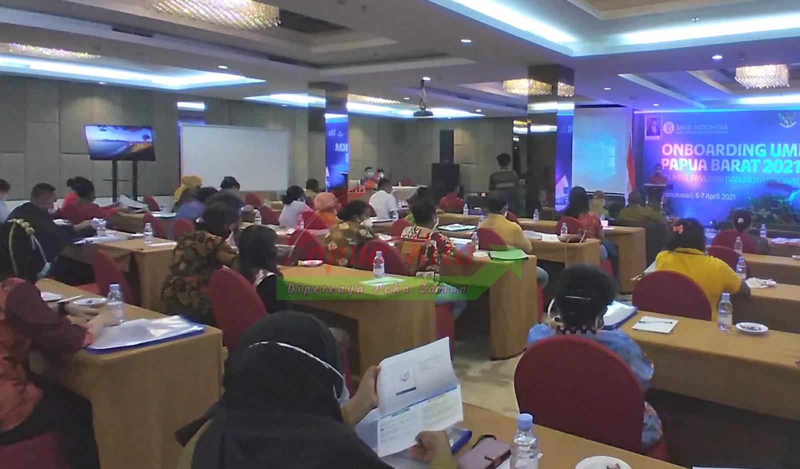 Pembukaan penyelenggaraan Onboarding UMKM Papua Barat 2021. Diikuti sedikitnya 30 UMKM
