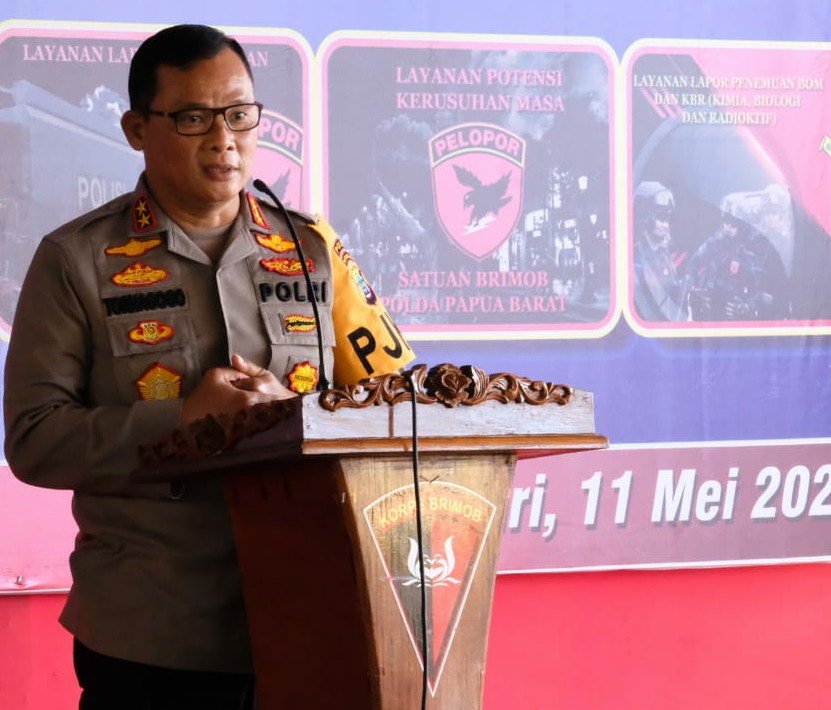 Kapolda Papua Barat, Irjenpol Dr. Tornagogo Sihombing, S.I.K, M.Si