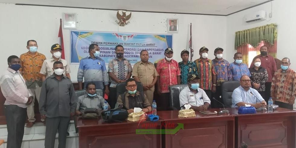 Sosialisasi usulan draf RPP UU Otsus oleh Pansus DPR Papua Barat di Kabupaten Manokwari Selatan