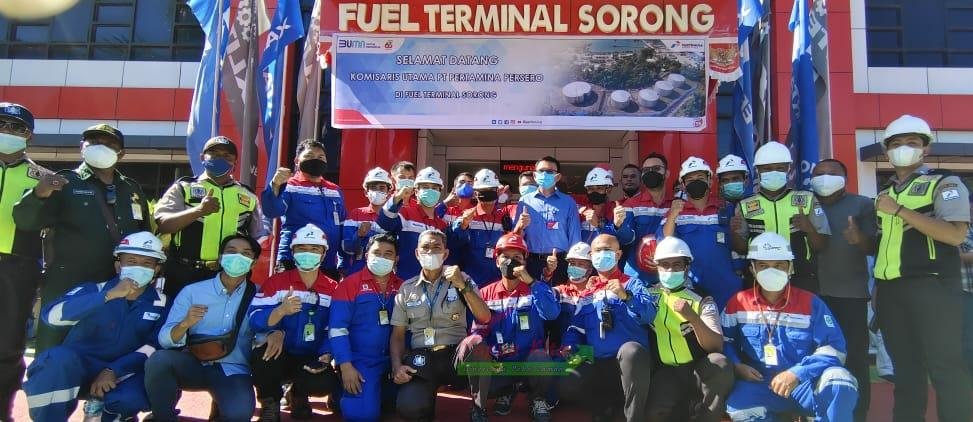 Lawatan Komisaris Utama PT Pertamina Persero, Basuki Tjahaja Purnama di FT Sorong