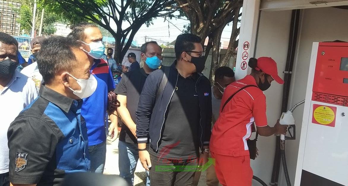 Pengresmian salah satu Pertashop di wilayah kerja Pertamina Patra Niaga Papua-Maluku yang dilakukan belum lama ini