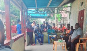 Pertemuan di kampung yamboi dan Nuhuwei Distrik uransibari kab Mansel