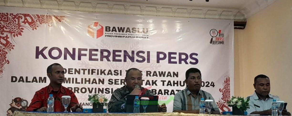 Bawaslu Papua Barat memetakan kerawanan TPS pada Pilkada Serentak November 2024 dengan mengacu pada 8 variabel dan 26 indikator Bawaslu Papua Barat memetakan kerawanan TPS pada Pilkada Serentak November 2024 dengan mengacu pada 8 variabel dan 26 indikator
