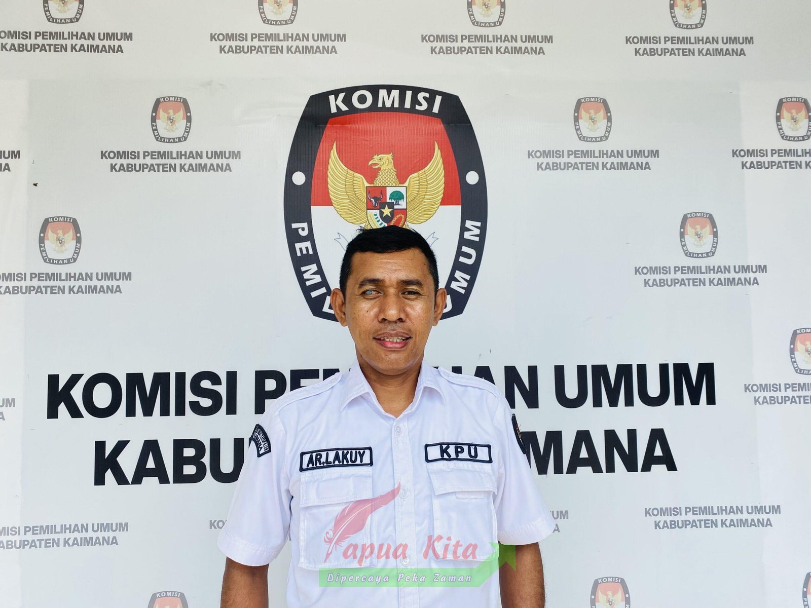 Sekertaris KPU Kaimana Ahmad Rifai Lakuy
