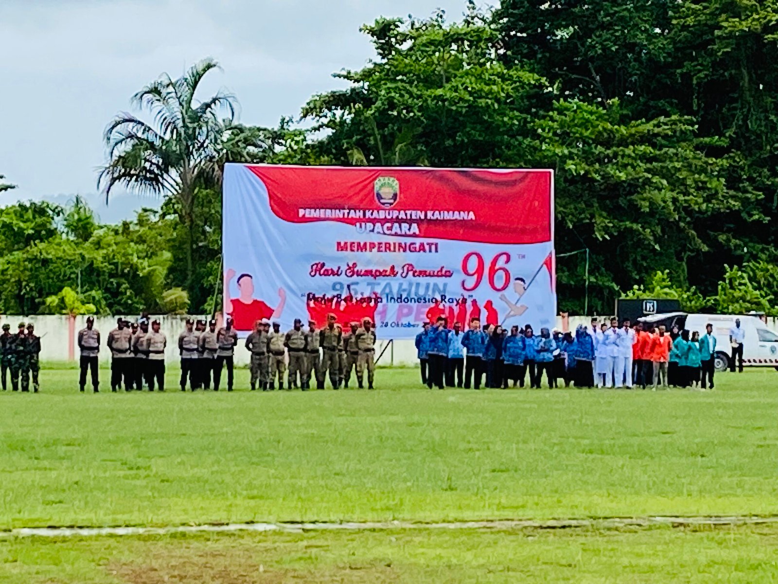 Upacara Peringati Sumpah Pemuda ke 96 di Stadion Triton Kaimana, Senin (28102024)