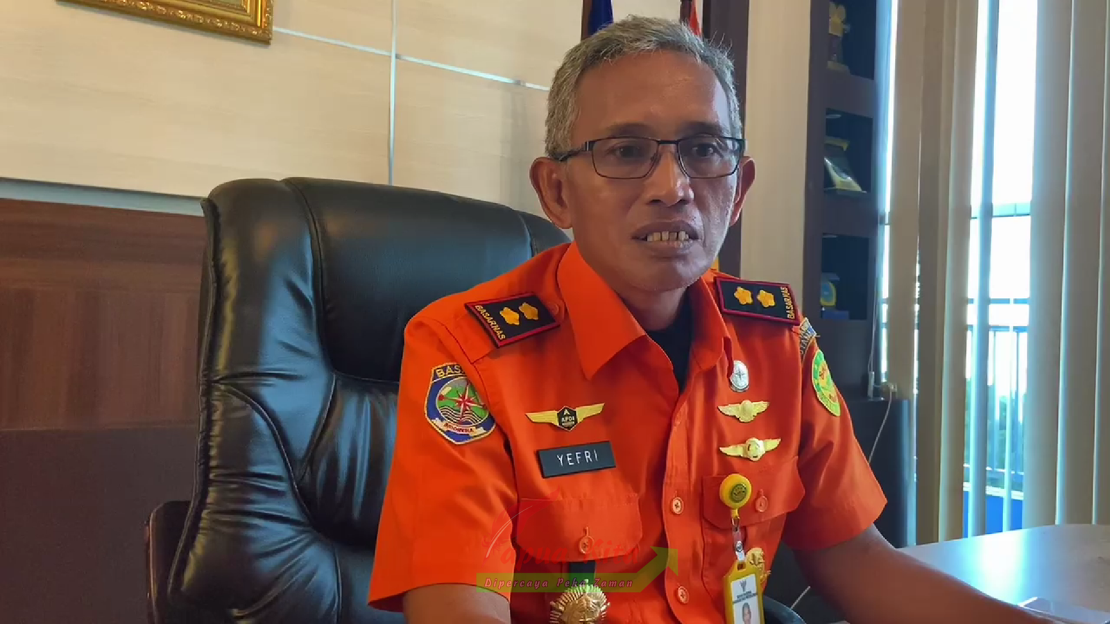 Kepala Kantor SAR Manokwari Yefri Sabaruddin Kepala Kantor SAR Manokwari Yefri Sabaruddin