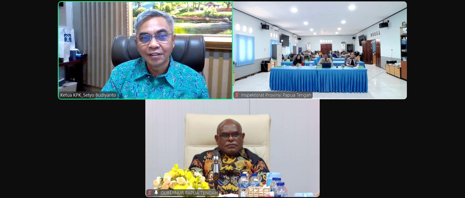 Sosialisasi antikorupsi yang digelar oleh Direktorat Koordinasi dan Supervisi Wilayah V KPK bersama jajaran pemerintah daerah (pemda) se-Tanah Papua