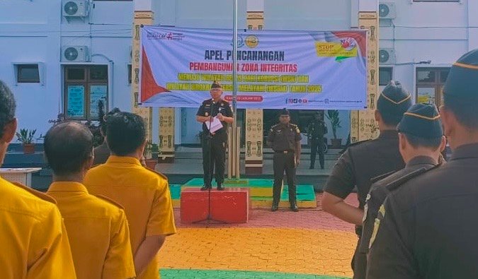 Apel Pencanangan Pembangunan Zona Integritas di Wilayah Kejaksaan Negeri Kaimana
