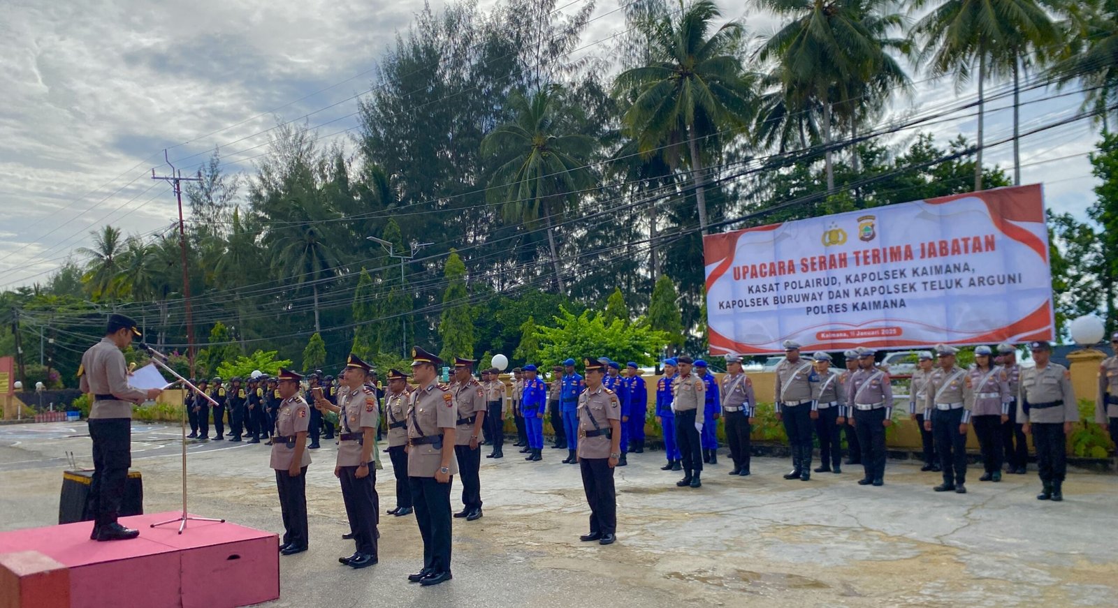 Sertijab PJU di lingkungan Polres Kaimana