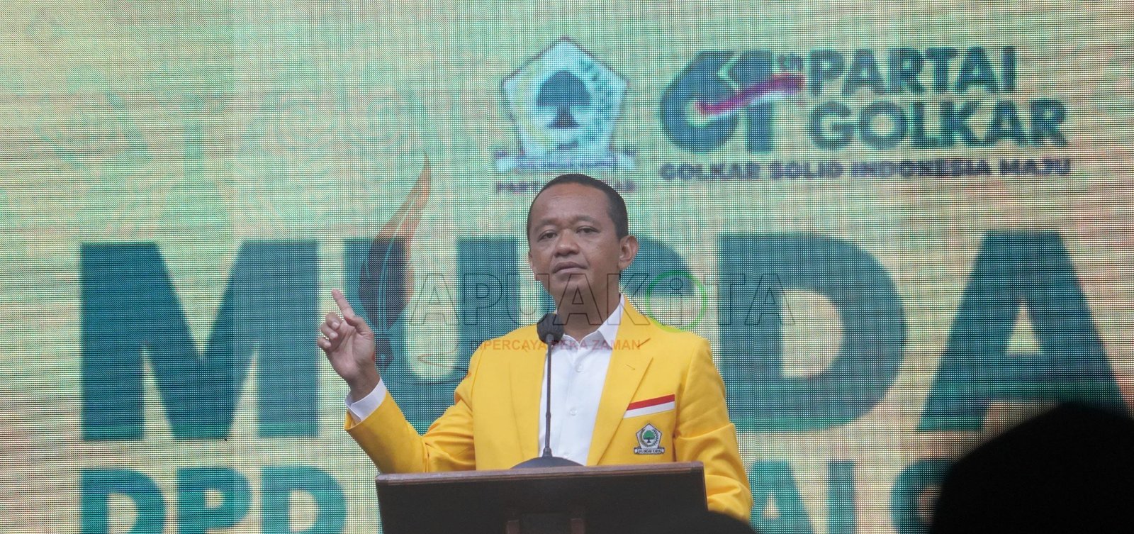 Bahlil Lahadalia saat menyampaikan sambutan pada Musda IV DPD Partai Golkar Papua Barat Bahlil Lahadalia saat menyampaikan sambutan pada Musda IV DPD Partai Golkar Papua Barat
