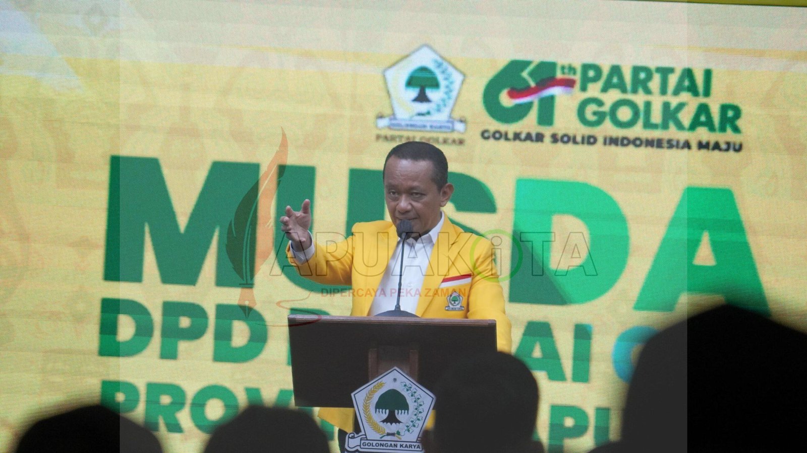 Ketua Umum DPP Partai Golkar Bahlil Lahadalia juga sebagai Menteri ESDM. Ia menegaskan akan mempimpin Satgas untuk melakukan penertibang pertambangan ilegal
