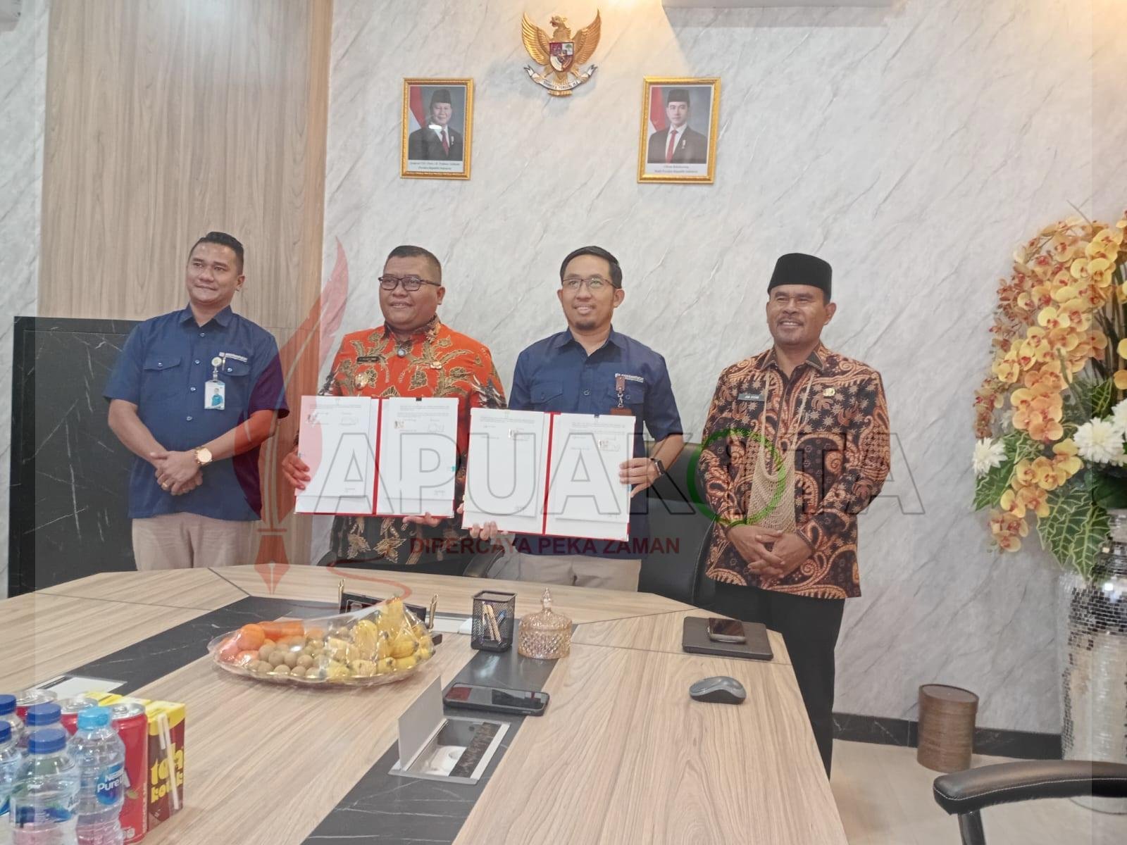 Penandatanganan Rencaka Kerja JKN Tahun 2026, antara Pemkab Manokwari dengan BPJS Kesehatan