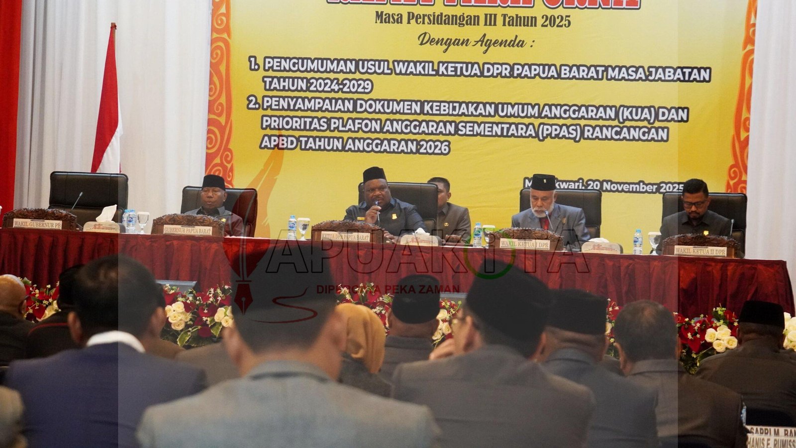 Ketua DPRP Papua Barat Orgenes Wonggor yang akrab disapa Owor Ketua DPRP Papua Barat Orgenes Wonggor yang akrab disapa Owor