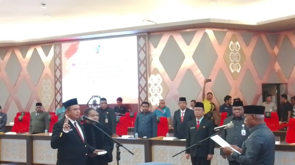 Pelantikan Kepala Inspektorat Provinsi Papua Barat Erwin Saragih